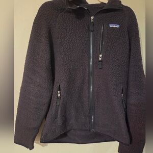 Patagonia Dark Fleece Jacket with Zippered Pockets